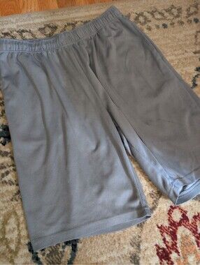 Zone Pro Men's Gray Polyester Athletic Shorts Size Small